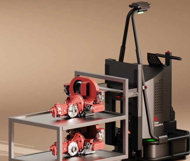 robot serving mechanical equipment