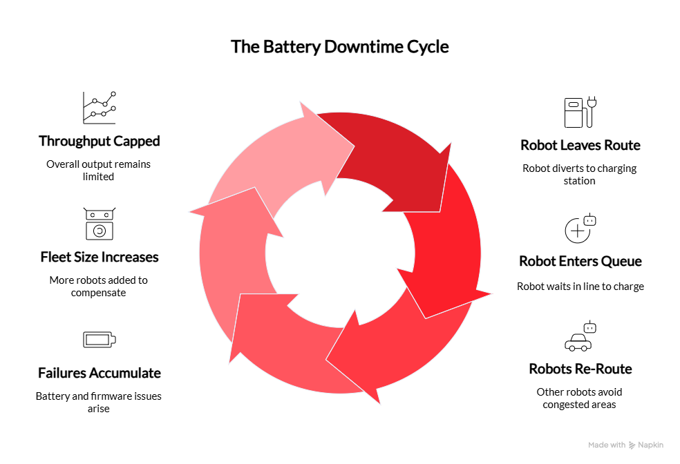 Rethinking How Operational Leadership Actually Works in Robotics 1 The battery downtime cycle